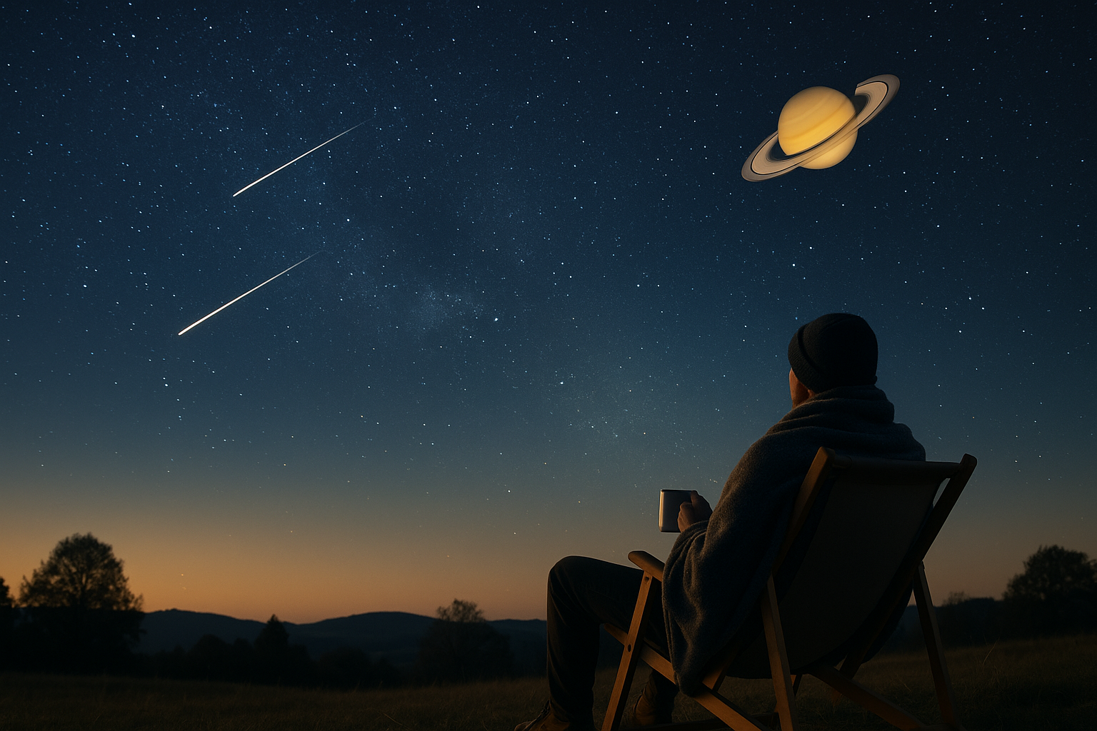 Meteoros, Saturno e Madrugadas Mágicas: Julho Está Inesquecível